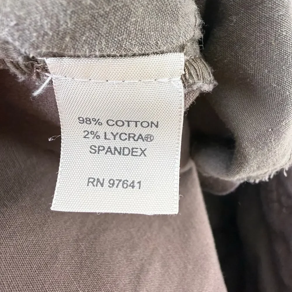 J. Jill Taupe Stretch Chino Pants 8